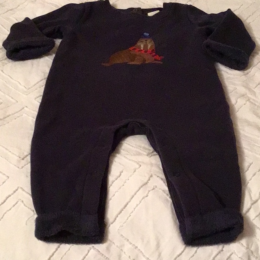 Navy blue kids one piece